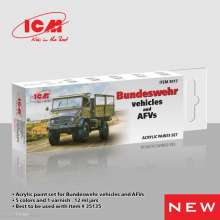 ICM 3017 - Acrylic Paint Set for German military trucks