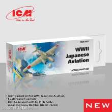 ICM 3021 - Acrylic Paint Set for WWII Japanese Aviation