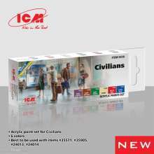 ICM 3030 - Acrylic paint set for Civilians 6 ? 12 ml