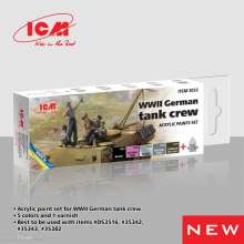 ICM 3032 - Acrylic paint set for WWII German tank crew 6 ? 12 ml