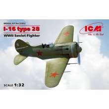 ICM 32002 - 1:32 I-16 type 28, WWII Soviet Fighter