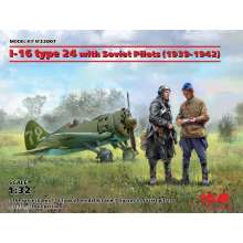 ICM 32007 - 1:32 I-16 type 24 with Soviet Pilots(1939-42) Limited