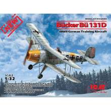 ICM 32030 - 1:32 Bücker Bü 131D,WWII German Training Aircraft(100% new molds)