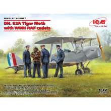 ICM 32037 - DH. 82A Tiger Moth with WWII RAF cadets in 1:32