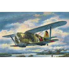 ICM 72074 - 1:72 I-153 Chaika, WWII Soviet Biplane Fighter