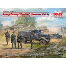 ICM DS3502 - 1:35 Army GroupCenter(Summer 1941)(Kfz1,Typ L3000S,German Infantry(4 figures)Ger.Drivers