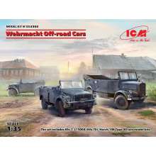 ICM DS3503 - 1:35 Wehrmacht Off-road Cars (Kfz1,Horch 108 Typ 40, L1500A)