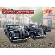 ICM DS3504 - 1:35 Wehrmacht Personnel Cars(Kadett K38 Salo Kapitan Saloon,Admiral Saloon)