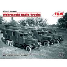 ICM DS3509 - 1:35 Wehrmacht Radio Trucks(Henschel 33D1 Kfz.72, Krupp L3H163 Kfz.72)