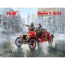 ICM 24017 - 1:24 Model T 1914 Fire Truck with Crew