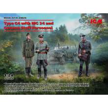 ICM 24024 - 1:24 Type G4 with MG 34 and German Staff Personnel