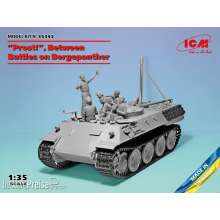 ICM 35343 - 1:35 Prost!Between Battles on Bergepanther(WWII German Tankmen with Bergepanther