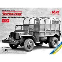 ICM 35425 - 1:35 Burma Jeep, WWII US Military Vehicle (100% new molds)