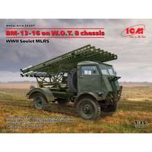 ICM 35591 - 1:35 BM-13-16 on W.O.T. 8 chassis, WWII Soviet MLRS