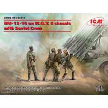 ICM 35592 - 1:35 BM-13-16 on W.O.T. 8 chassis with Soviet Crew