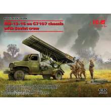 ICM 35596 - BM-13-16 on G7107 chassis with Soviet crew in 1:35