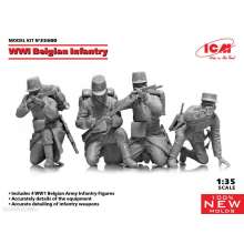 ICM 35680 - 1:35 WWI Belgian Infantry (100% new molds)