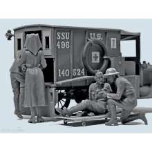 ICM 35694 - 1:35 WWI US Medical Personnel