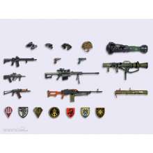 ICM 35749 - 1:35 Infantry weapons and chevrons of the Armed Forces of Ukraine (100% new molds)