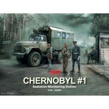 ICM 35901 - 1:35 Chernobyl1.Radiation Monitoring Stat(ZiL-131KShM truck&5figu&diorambase w.backgr