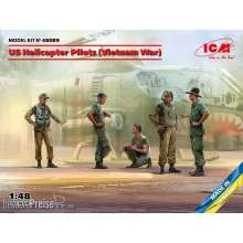 ICM 48089 - 1:48 US Helicopter Pilots (Vietnam War)(100% new molds)