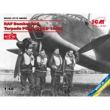 ICM 48090 - 1:48 RAF Bomber and Torpedo Pilots (1939-1945) (100% new molds)