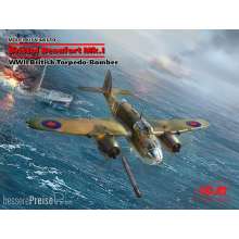 ICM 48310 - 1:48 Bristol Beaufort Mk.I, WWII British Torpedo Bomber