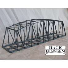 Hack Brücken 33200 - Bogenbrücke 30 cm zweigleisig, grau - Typ BT30-2