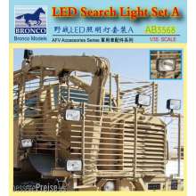 Bronco Models AB3568 - 1:35 LED Search Light Set A.