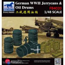 Bronco Models FB4020 - 1:48 WWII German Jerry Can & Fuel Drum