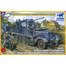 Bronco Models CB35043 - 1:35 Sd.kfz 6/2 5t 3.7cm Flak36 half-trackBN9 Early/Late Prod.