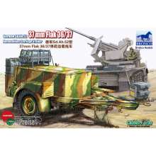 Bronco Models CB35079 - 1:35 German Sd.Ah.52 37mm Flak Ammunition Carriage Trailer