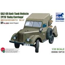 Bronco Models CB35099 - 1:35 GAZ-69 Anti-Tank Vehicle 2P26 Baby Carri