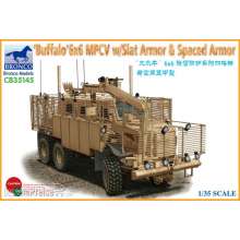 Bronco Models CB35145 - 1:35 BUFFALO 6x6 MPCV w/Slat Armor & Spaced Armor Version