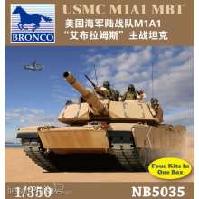 Bronco Models NB5035 - 1:350 USMC M1A1 MBT