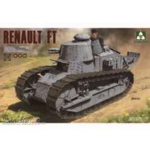 Takom TAK1004 - French Light Tank Renault Ft-17 3in1 in 1:16