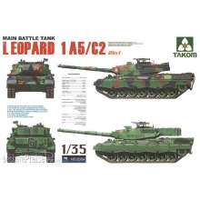 Takom TAK2004 - Main Battle Tank Leopartd 1 A5/C2 2 in 1 in 1:35