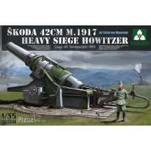 Takom TAK2018 - Skoda 42cm M.1917 Heavy Siege Howitzer w in 1:35