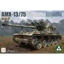 Takom TAK2038 - French Light Tank AMX w. SS-11 ATGM 2in1 in 1:35