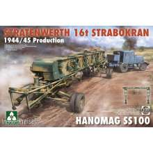 Takom TAK2124 - Stratenwerth 16t Strabokran 1944/45 Production & Hanomag ss100 in 1:35