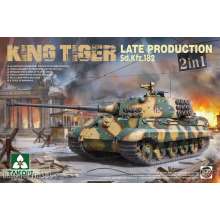 Takom TAK2130 - WWII Ger Heavy Tank Sd.Kfz182 King Tiger  Late Producti 2in1(without interior) in 1:35