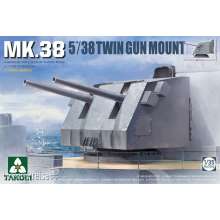 Takom TAK2146 - MK.38 5/38 TWIN GUN MOUNT (Metal barrel) in 1:35