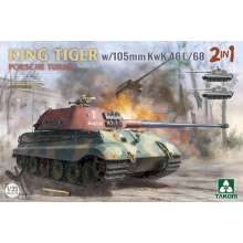 Takom TAK2178 - 1:35 King Tiger w/105mm KwK 46L/68 2 in 1