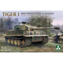 Takom TAK2198 - 1:35 Tiger I Mid-Production w/Zimmerit Sd.Kfz.181 Pz.Kpfw.VI Ausf.E