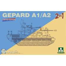 Takom TAK2044x - 1:35 Flackpanzer1 Gepard SPAAG A1/A2 2in1