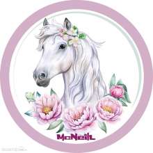 McNeill 3463800037 - McAddys zu Schulranzen Pferd: weiß-Blumen