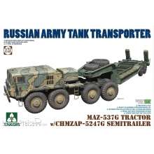 Takom TAK5004 - MAZ-537G Tractor w/CHMZAP-5247G SEMITRRAILER in 1:72