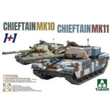 Takom TAK5006 - CHIEFTAIN MK11+CHIEFTAIN MK10 (1+1) in 1:72