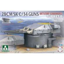 Takom TAK5016 - 1:72 BATTLESHIP SCHARNHORST Tur. B 28CMSK C/34GUNS