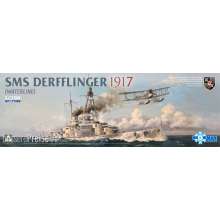 Takom TAKSp7039 - 1:700 SMS Derfflinger1917(Waterline) w/3D printed FF-33E